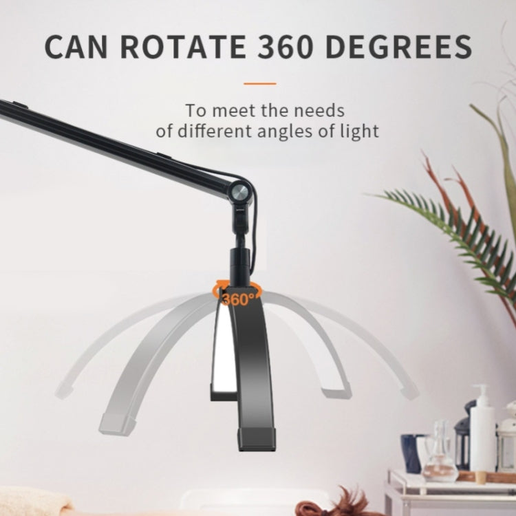 D-M30X 23 inch Half Moon Shape Beauty Manicure Lamp Curved Fill Light, Plug:UK Plug