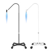 HD-AL20 Aluminum Alloy Beauty UV Lamp for Eyelash Extensions Nail Salon Foot Pedal Control(Black)