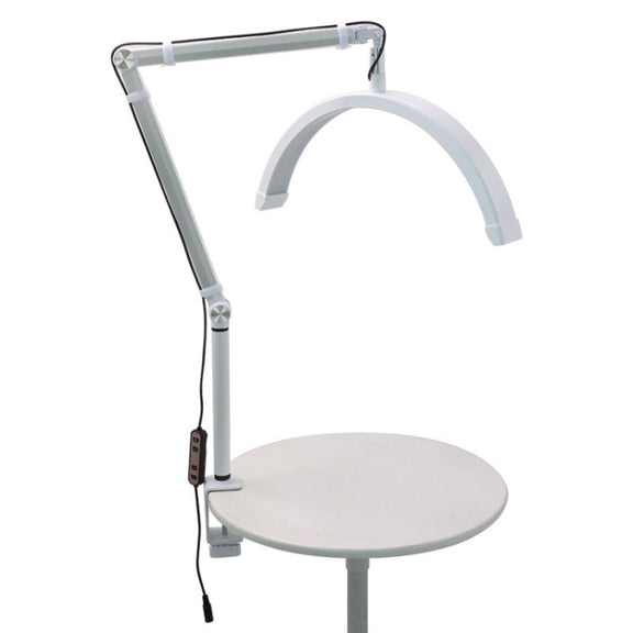 HD-M3X Pro 16 inch Adjustable Brightness Beauty Light Half Moon Light Eyelash Tech Lamp, Plug:US Plug(White)