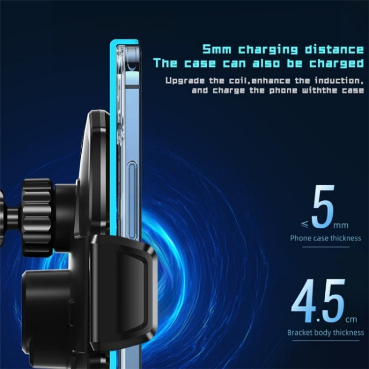 SD10 Wireless Charging Car Air Vent Car Mount Smart Sensor Phone Holder Charger - Car Charger by PMC TechLife | Online Shopping South Africa | PMC TechLife | Buy Now Pay Later Mobicred