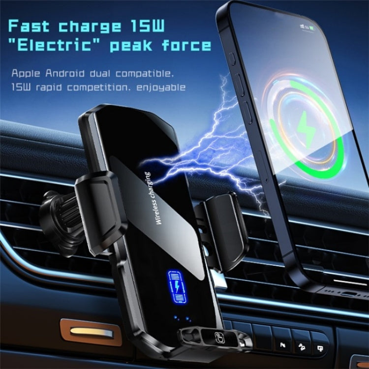 SD11 Car Mount Air Vent Phone Holder 15W Fast Charging Car Wireless Charger - free shipping - PMC TechLife - Order now!