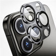 For iPhone 16 Pro / 16 Pro Max ENKAY Anti-reflection Camera Lens Aluminium Alloy Tempered Glass Film(Grey) - free shipping - PMC TechLife - Order now!