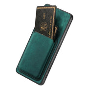 For Huawei Pura 70 Pro+ Retro Leather Card Bag Magnetic Phone Case(Green)