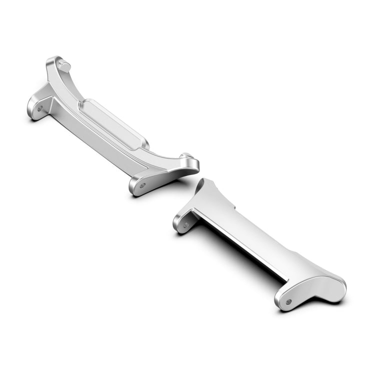 For Samsung Galaxy Watch Ultra 47mm 1 Pair 22mm Stainless Steel Metal Watch Band Connector(Silver)