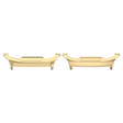For Samsung Galaxy Watch Ultra 47mm 1 Pair 22mm Stainless Steel Metal Watch Band Connector(Gold) - Watch Bands by PMc TechLife | Online Shopping South Africa | PMc TechLife | Buy Now Pay Later Mobicred