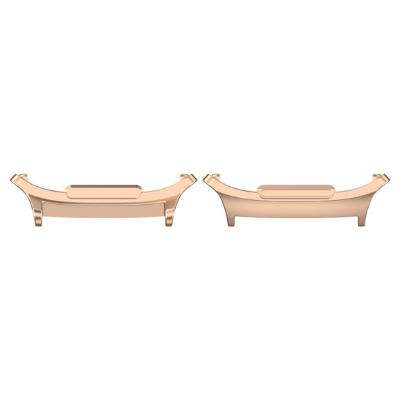 For Samsung Galaxy Watch Ultra 47mm 1 Pair 22mm Stainless Steel Metal Watch Band Connector(Rose Gold)