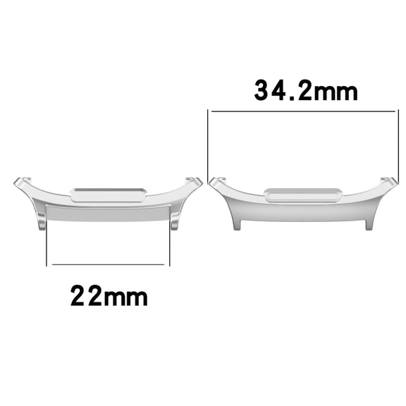 For Samsung Galaxy Watch Ultra 47mm 1 Pair 22mm Stainless Steel Metal Watch Band Connector(Gold)