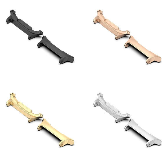 For Samsung Galaxy Watch Ultra 47mm 1 Pair 22mm Stainless Steel Metal Watch Band Connector(Gold)