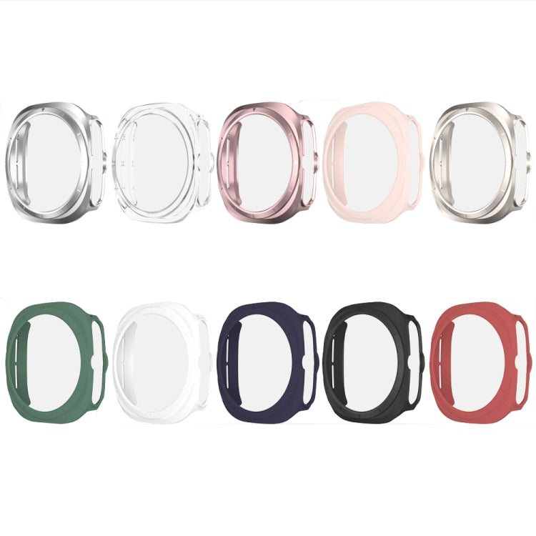 For Samsung Galaxy Watch Ultra 47mm Hollowed PC Watch Protective Case(White) - Watch Cases by PMC TechLife | Online Shopping South Africa | PMC TechLife | Buy Now Pay Later Mobicred