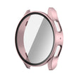 For Samsun Galaxy Watch 7 44mm PC + Tempered Film Integrated Watch Protective Case(Rose Gold) - Watch Cases by PMC TechLife | Online Shopping South Africa | PMC TechLife | Buy Now Pay Later Mobicred