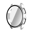 For Samsun Galaxy Watch 7 44mm PC + Tempered Film Integrated Watch Protective Case(Sliver) - Watch Cases by PMC TechLife | Online Shopping South Africa | PMC TechLife | Buy Now Pay Later Mobicred