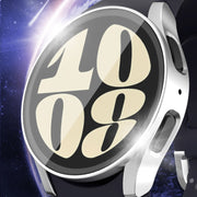 For Samsun Galaxy Watch 7 40mm PC + Tempered Film Integrated Watch Protective Case(Transparent)