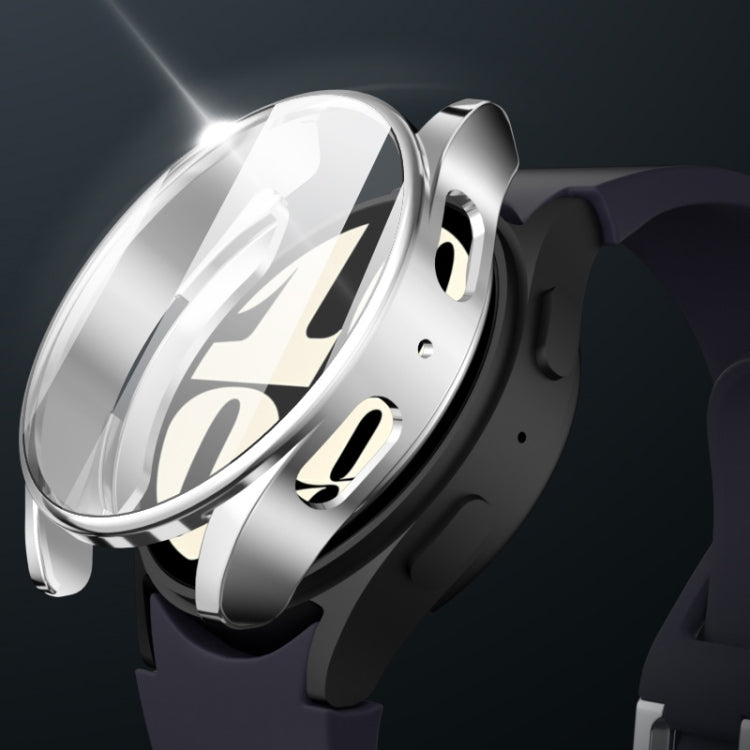 For Samsun Galaxy Watch 7 44mm Full Coverage TPU Electroplated Watch Protective Case(Grey) - free shipping - PMC TechLife - Order now!