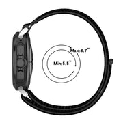 For Samsung Galaxy Watch Ultra 47mm Loop Nylon Hook and Loop Fastener Watch Band(Gray Blue)
