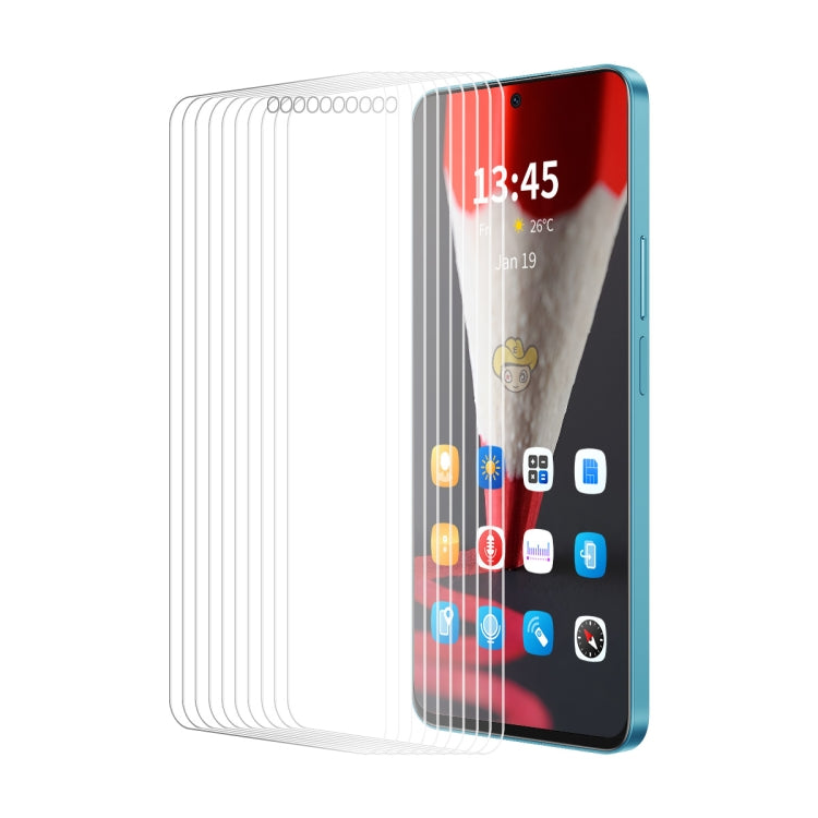 For Google Pixel 9 10pcs ENKAY 9H Big Arc Edge High Aluminum-silicon Tempered Glass Film - Google Tempered Glass by ENKAY | Online Shopping South Africa | PMC TechLife | Buy Now Pay Later Mobicred