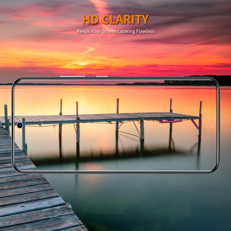 For Samsung Galaxy S24 FE 5G ENKAY 9H Big Arc Edge High Aluminum-silicon Tempered Glass Film