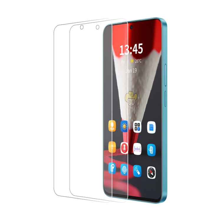 For Samsung Galaxy S24 FE 5G 2pcs ENKAY 9H Big Arc Edge High Aluminum-silicon Tempered Glass Film - free shipping - PMC Jewellery - Order now!