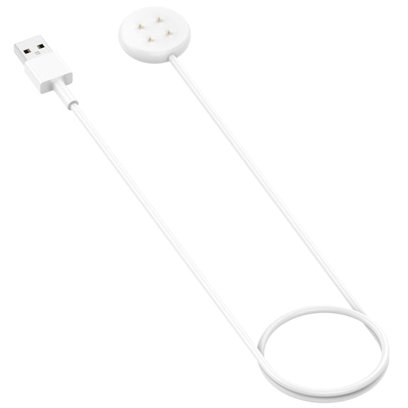 For Fitbit Ace LTE USB-A Interface Smart Watch Magnetic Charging Cable(White)