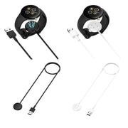 For Fitbit Ace LTE USB-A Interface Smart Watch Magnetic Charging Cable(Black)