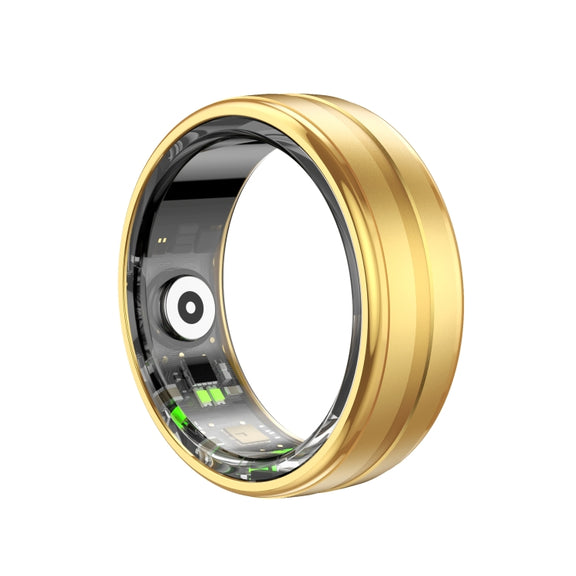 R06 SIZE 11 Smart Ring, Support Heart Rate / Blood Oxygen / Sleep Monitoring / Multiple Sports Modes(Gold)
