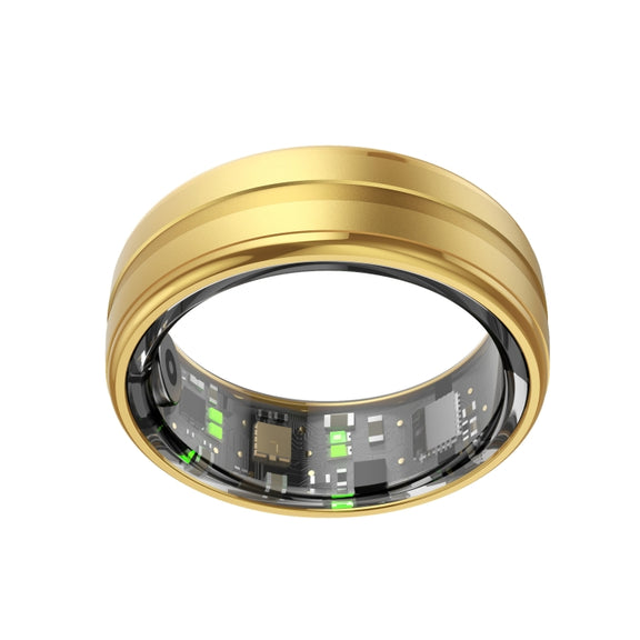 R06 SIZE 11 Smart Ring, Support Heart Rate / Blood Oxygen / Sleep Monitoring / Multiple Sports Modes(Gold)