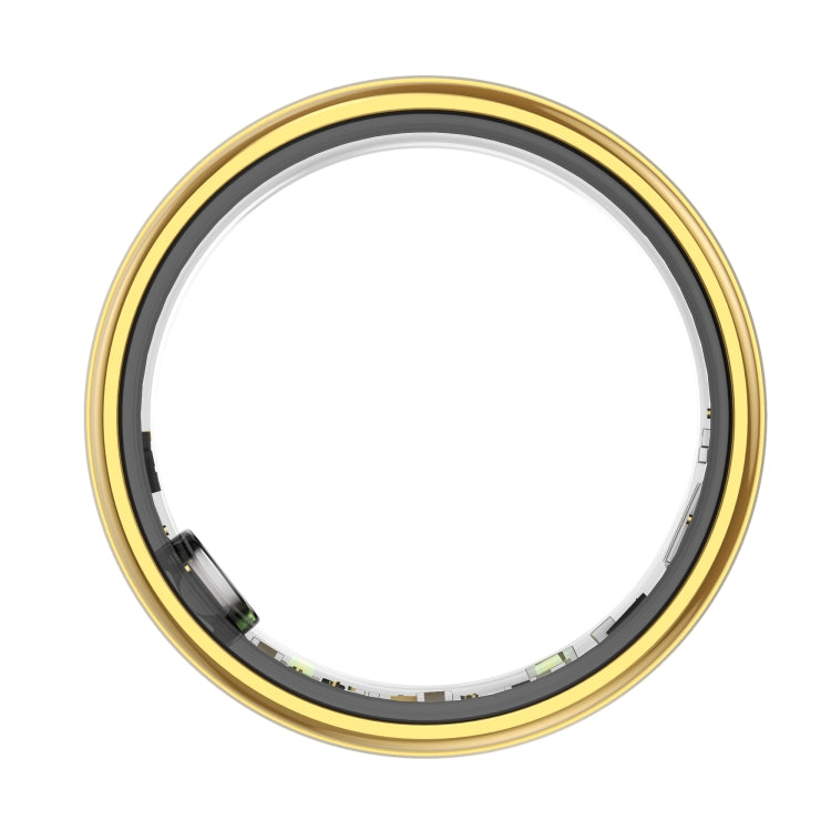 R06 SIZE 11 Smart Ring, Support Heart Rate / Blood Oxygen / Sleep Monitoring / Multiple Sports Modes(Gold)