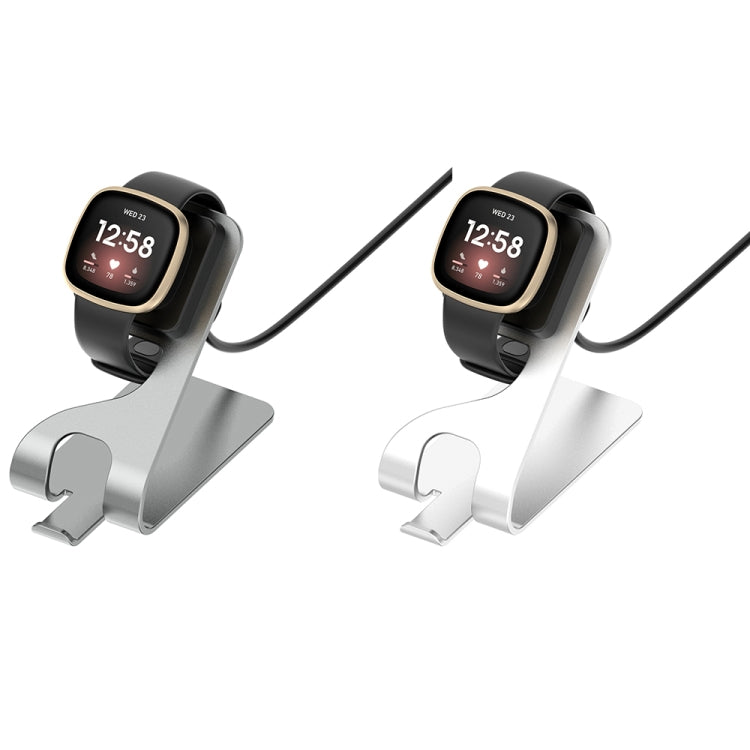 For  Fitbit Ace LTE Aluminum Alloy Metal Bracket Watch Charger, Length: 1.5m(Gray)