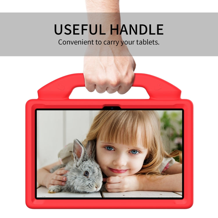 For Honor Pad X9 Children EVA Shockproof Tablet Case with Thumb Bracket(Red)