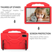 For Honor Pad X9 Children EVA Shockproof Tablet Case with Thumb Bracket(Red)