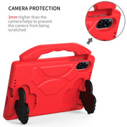 For Honor Pad X9 Children EVA Shockproof Tablet Case with Thumb Bracket(Red)