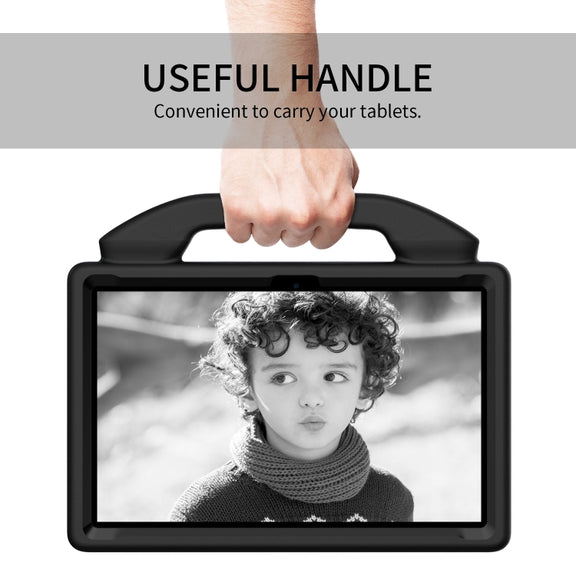 For Honor Pad X8 Pro 11.2 2023 Children EVA Shockproof Tablet Case with Thumb Bracket(Black)