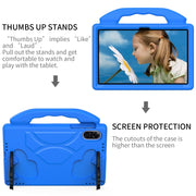 For Honor Pad X8 Pro 11.2 2023 Children EVA Shockproof Tablet Case with Thumb Bracket(Blue)