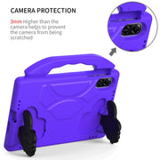 For Honor Pad X8 Pro 11.2 2023 Children EVA Shockproof Tablet Case with Thumb Bracket(Purple)