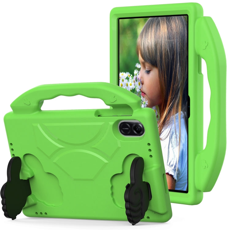 For Honor Pad X8 Pro 11.2 2023 Children EVA Shockproof Tablet Case with Thumb Bracket(Green) - Honor by PMC TechLife | Online Shopping South Africa | PMC TechLife | Buy Now Pay Later Mobicred