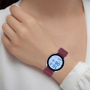 For Samsung Galaxy Watch7 40 / 44mm Solid Color Silver Buckle Quick Release Silicone Watch Band(White)