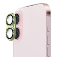 For iPhone 16 / 16 Plus ENKAY Aluminium Alloy Tempered Glass Lens Cover Film(Light Green) - free shipping - PMC TechLife - Order now!