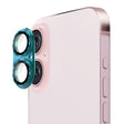 For iPhone 16 / 16 Plus ENKAY Aluminium Alloy Tempered Glass Lens Cover Film(Cyan) - iPhone 16 Plus Tempered Glass by ENKAY | Online Shopping South Africa | PMC TechLife | Buy Now Pay Later Mobicred
