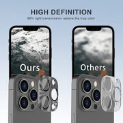 For iPhone 16 / 16 Plus ENKAY Aluminium Alloy Tempered Glass Lens Cover Film(Light Green)