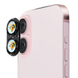 For iPhone 16 / 16 Plus ENKAY Anti-reflection Camera Lens Aluminium Alloy Tempered Glass Film(Black) - free shipping - PMC TechLife - Order now!
