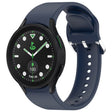 For Samsung Galaxy watch 5 Pro Golf Edition Solid Color Silver Buckle Quick Release Silicone Watch Band(Midnight Blue) - free shipping - PMC TechLife - Order now!