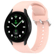 For Samsung Galaxy watch 5 Golf Edition Solid Color Silver Buckle Quick Release Silicone Watch Band(Pink) - free shipping - PMC TechLife - Order now!
