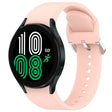 For Samsung Galaxy Watch 4 44mm Solid Color Silver Buckle Quick Release Silicone Watch Band(Pink) - free shipping - PMC TechLife - Order now!