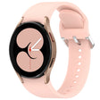 For Samsung Galaxy Watch 4 40mm Solid Color Silver Buckle Quick Release Silicone Watch Band(Pink) - free shipping - PMC TechLife - Order now!