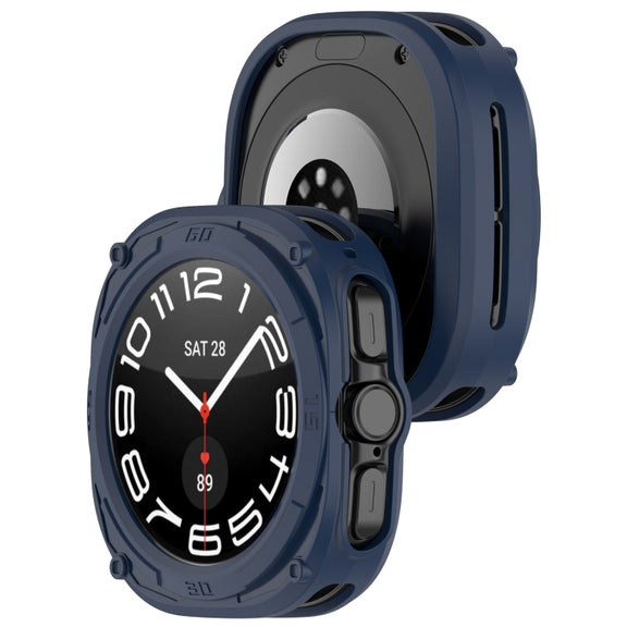 For Samsung Galaxy Watch Ultra 47mm Armored TPU Watch Protective Case(Blue)
