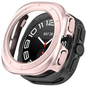 For Samsung Galaxy Watch Ultra 47mm Half Coverage Hollowed PC Watch Protective Case(Pink)