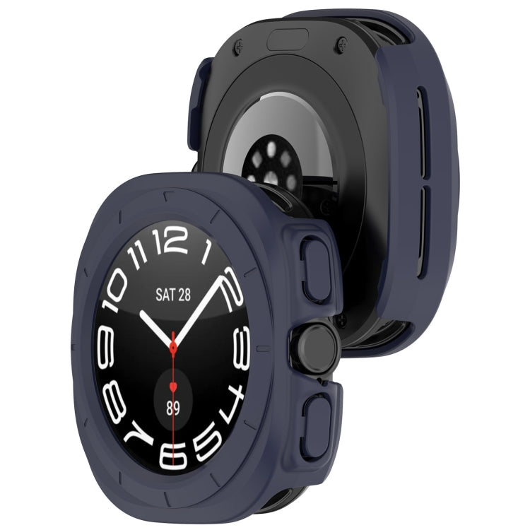 For Samsung Galaxy Watch Ultra 47mm Half Coverage Hollowed PC Watch Protective Case(Dark Blue) - free shipping - PMC Jewellery - Order now!