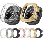 For Samsung Galaxy Watch Ultra 47mm Half Coverage Hollowed PC Watch Protective Case(Pink)