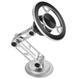 G188 Aluminum Alloy Adjustable Cellphone Stand Car Dashboard Magnetic Phone Holder(Silver) - Car Holders by PMC Jewellery | Online Shopping South Africa | PMC Jewellery | Buy Now Pay Later Mobicred