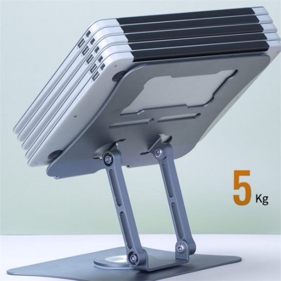 G69 Heat Dissipation Rotatable Notebook Desktop Stand Aluminum Alloy Foldable Laptop Bracket(Grey)