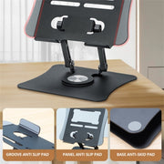G69 Heat Dissipation Rotatable Notebook Desktop Stand Aluminum Alloy Foldable Laptop Bracket(Grey)